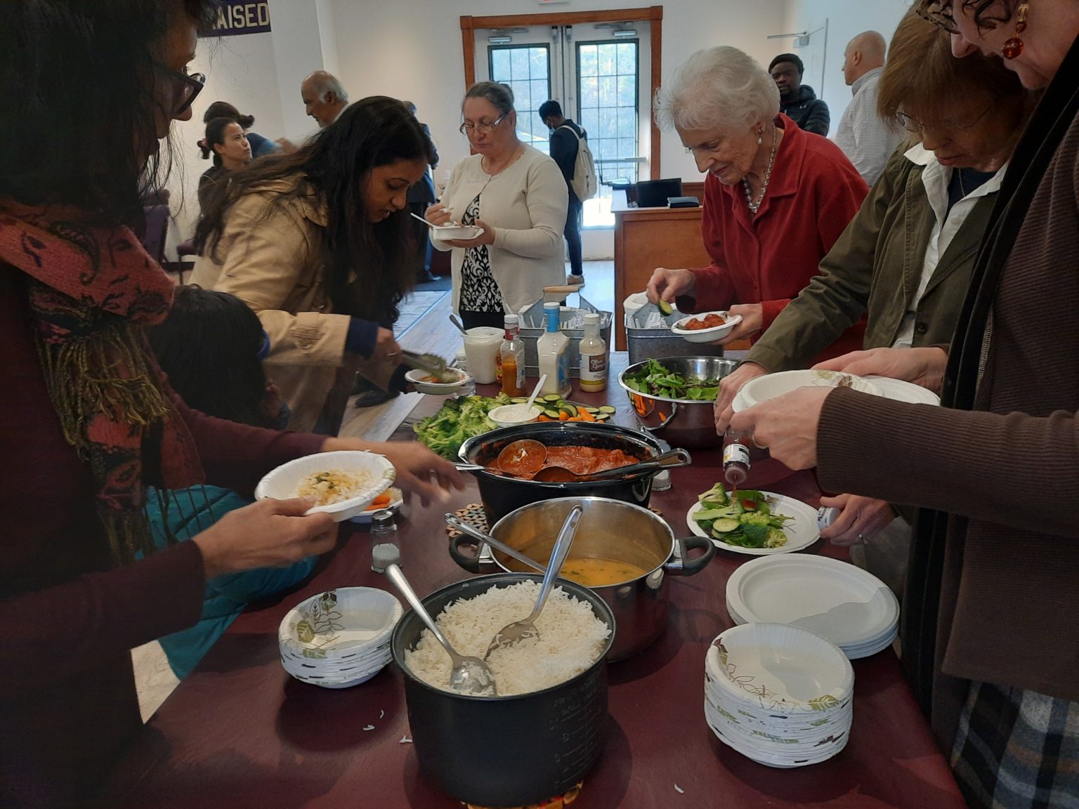 Weekly fellowship meal